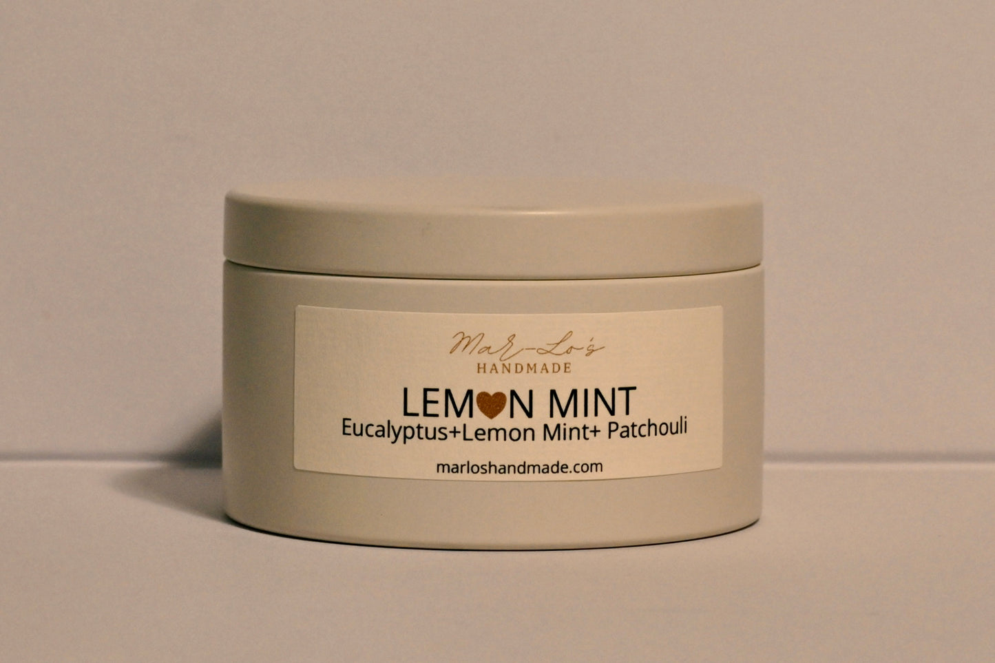 Lemon Mint — A Fresh Citrus & Eucalyptus Candle (5 oz) - Mar-Lo's Handmade