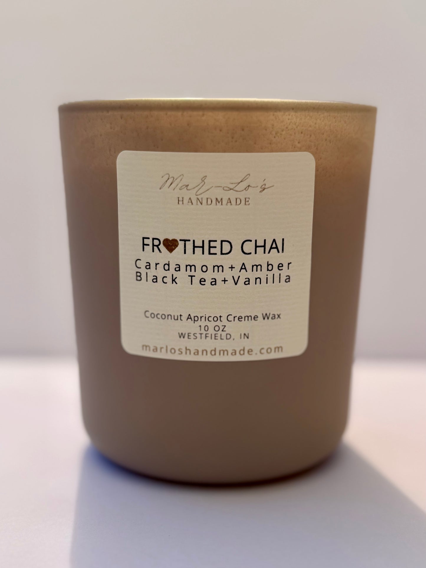 Frothed Chai 10 oz Candle