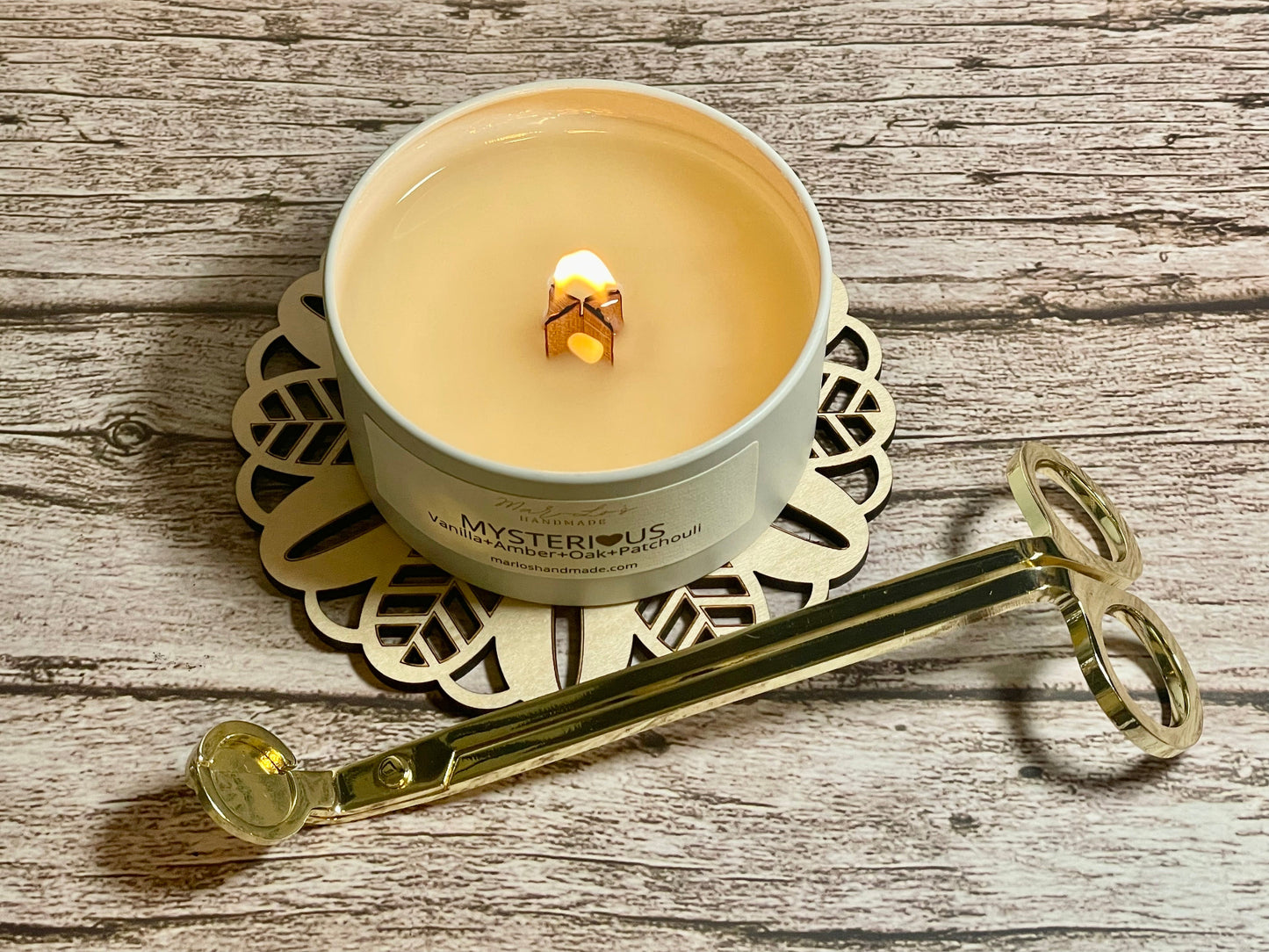 Sustainable Maple Wood Candle Coaster