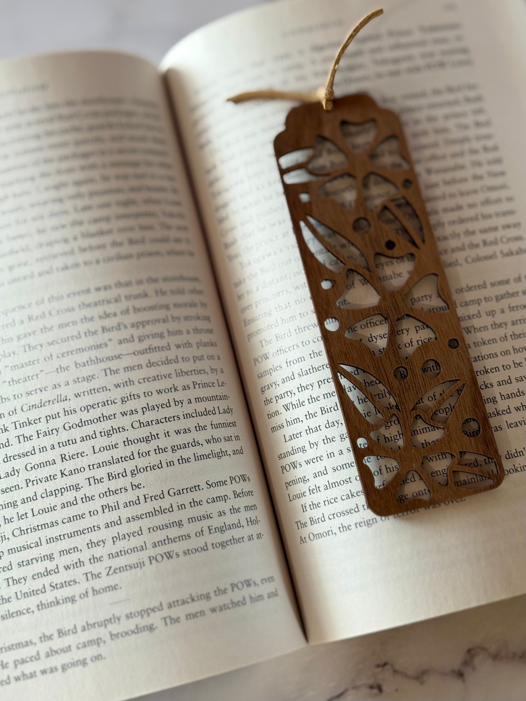 Wooden Walnut Bookmark