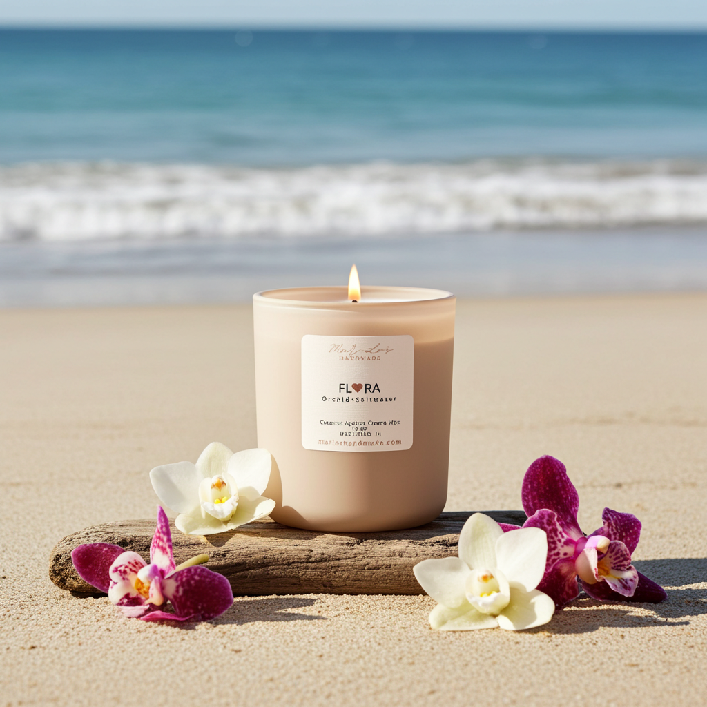 Flora — A Light, Clean Citrus & Floral Candle - Mar-Lo's Handmade