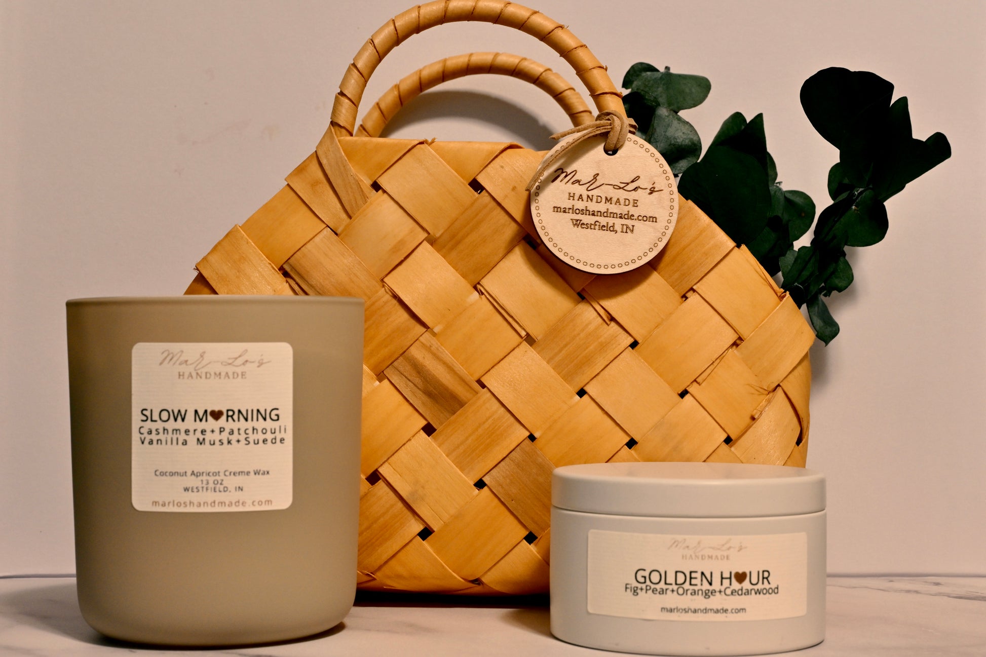 Build Your Own Basket Gift Set – Luxury Candle Gift Basket - Mar-Lo's Handmade