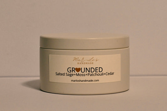 Grounded — A Salted Sage & Cedarwood Candle (5 oz)