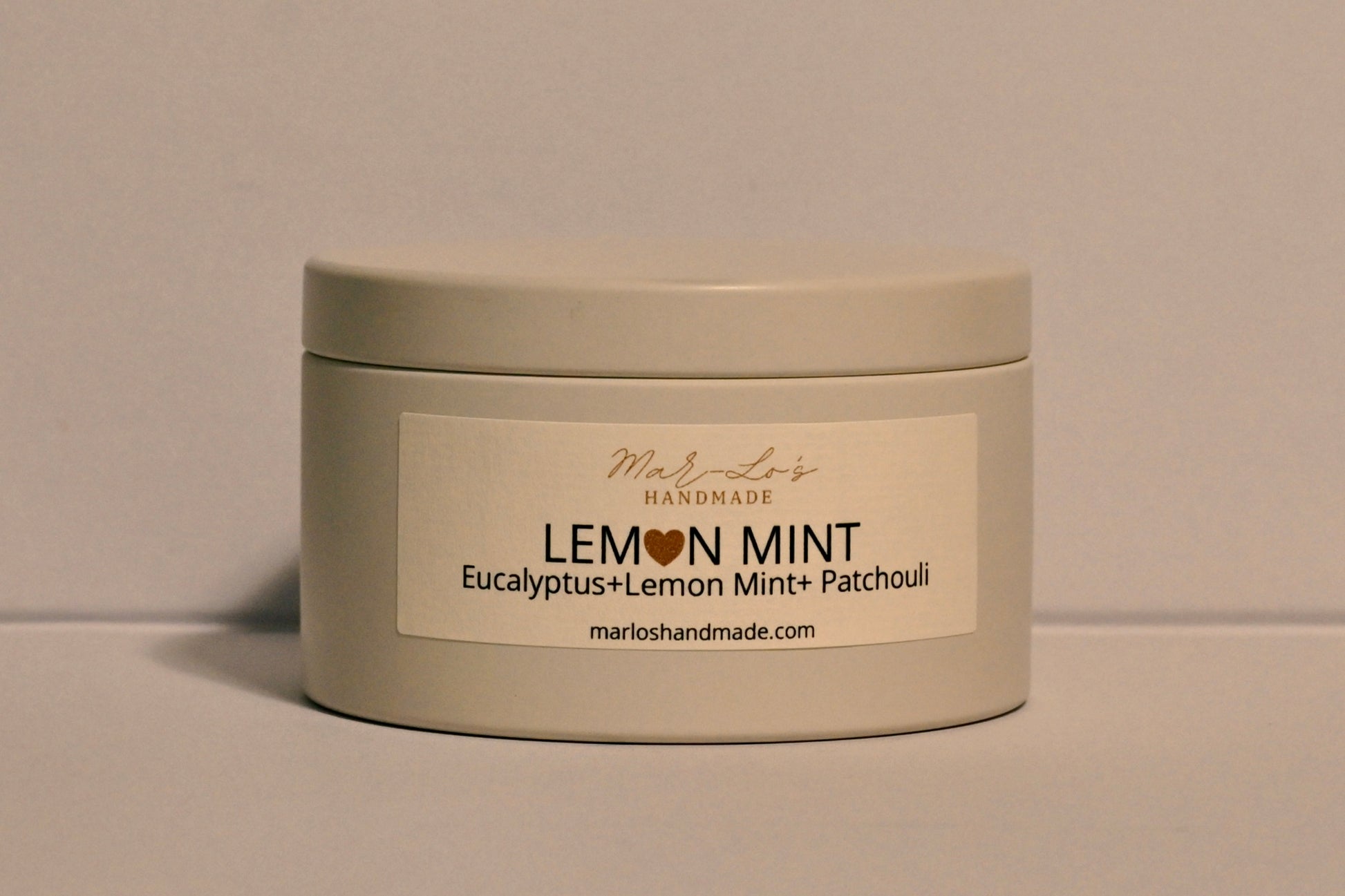Lemon Mint — A Fresh Citrus & Eucalyptus Candle (5 oz) - Mar-Lo's Handmade