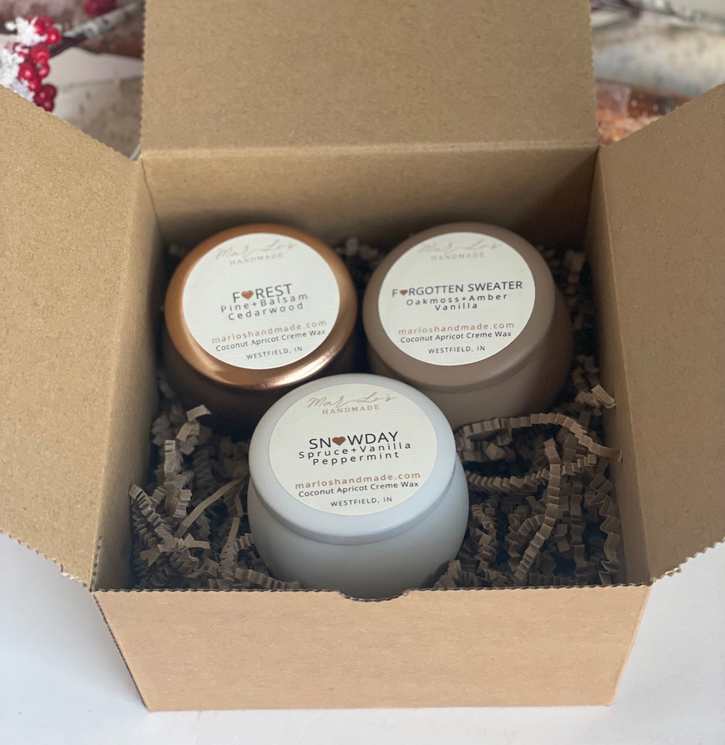 Candle Trio Gift Box