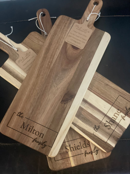 Personalized Engraved Wood Cutting Board - Mar-Lo's Handmade