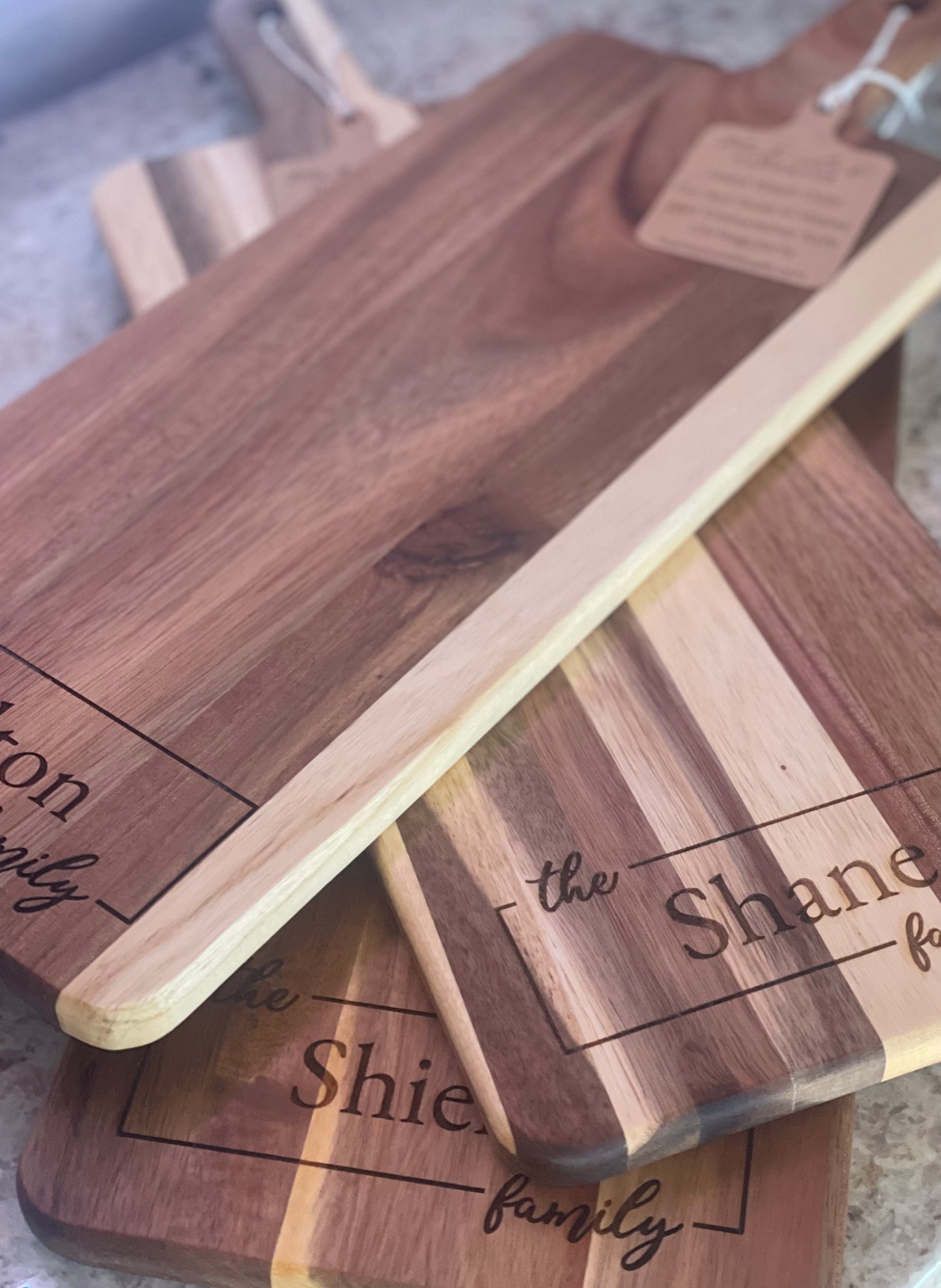 Personalized Engraved Wood Cutting Board