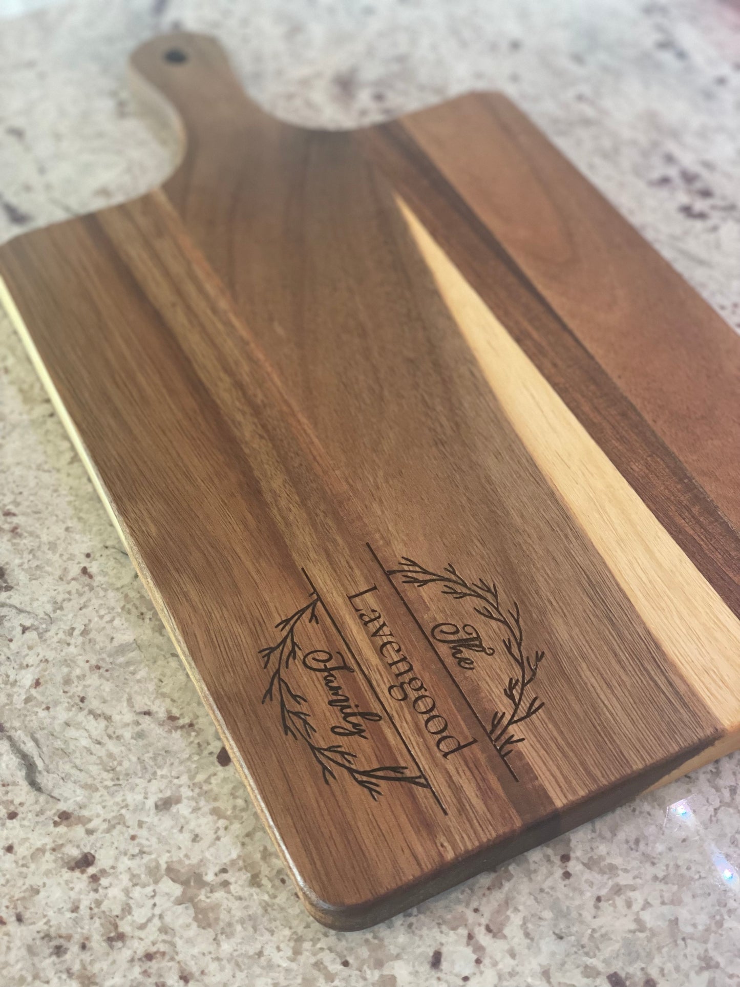 Personalized Engraved Wood Cutting Board