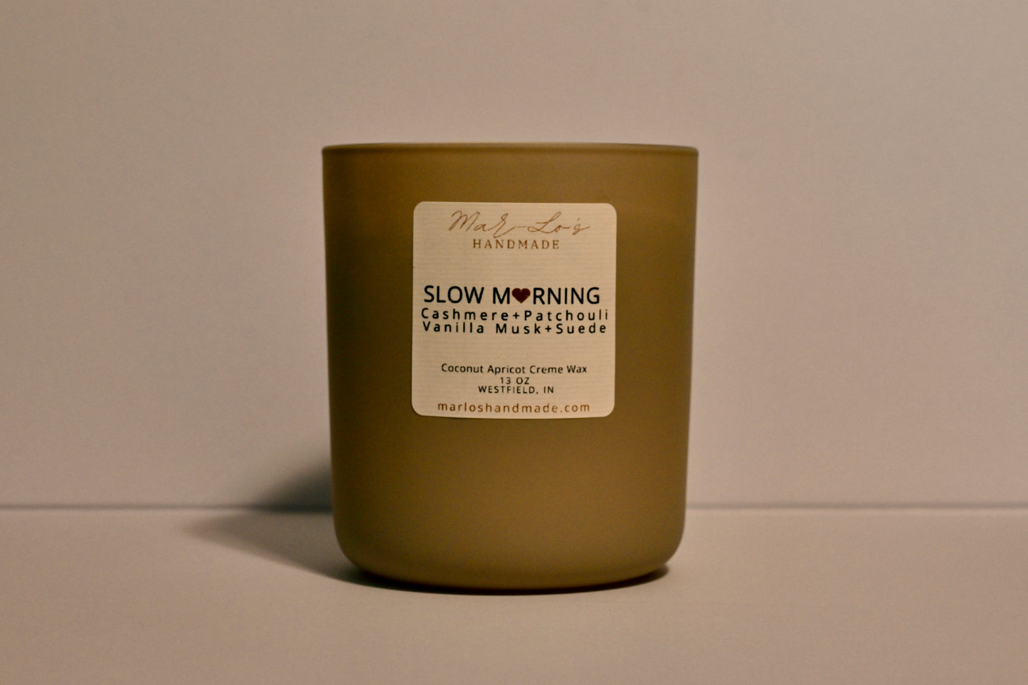 Slow Mornings Candle | Soft Floral & Oat Milk Scent - Mar-Lo's Handmade