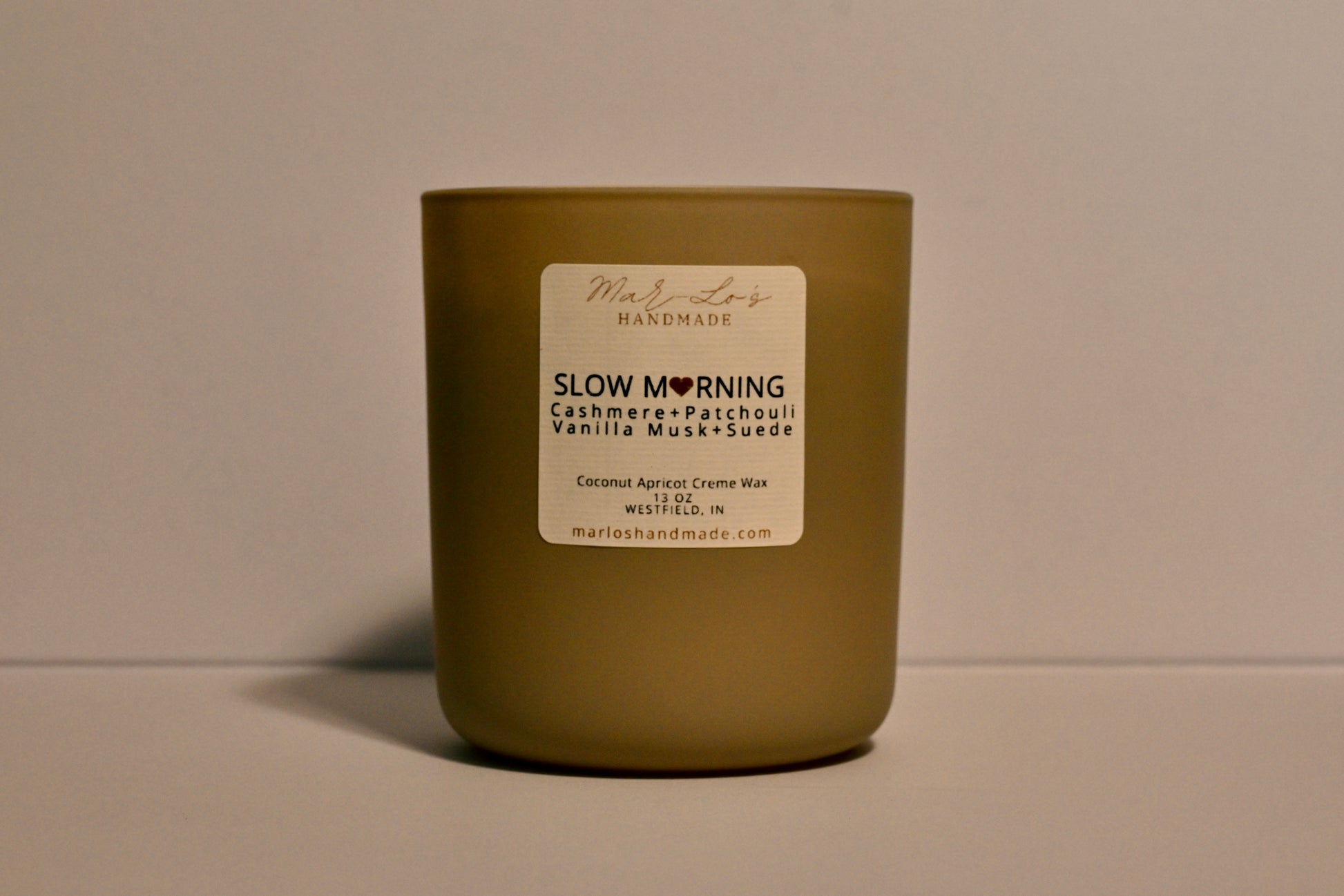 Slow Mornings Candle | Soft Floral & Oat Milk Scent - Mar-Lo's Handmade